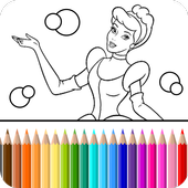 Princess Coloring Game icon