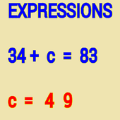 Math expressions icon