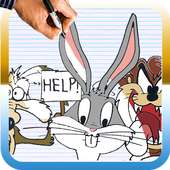 How to draw Looney Tunes Characters on 9Apps