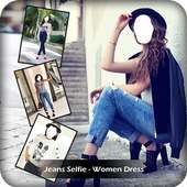 Selfie Jeans Women Photo Suit on 9Apps