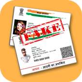 Aadhaar Card Maker Prank on 9Apps