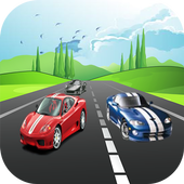 Speed car racing icon