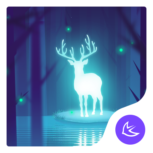 Dream Forest Light-APUS Launcher tylish theme أيقونة