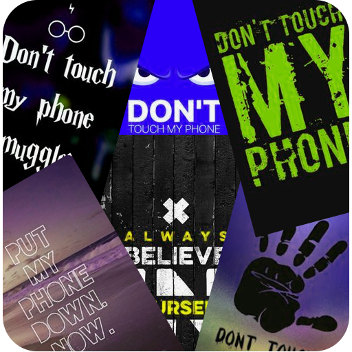 ikon Don't Touch My Phone Wallpaper 3D