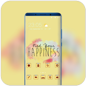 Hand drawing theme | wallpaper for find happiness icon