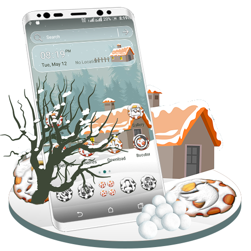 Winter House Launcher Theme icon