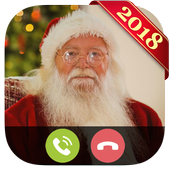 Talk To Santa Claus 2018 - Video Call Live and SMS icon
