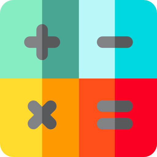 ألعاب الرياضيات: الرياضيات مسابقة لعبة أيقونة