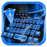 Black Blue Tech Future Keyboard on 9Apps