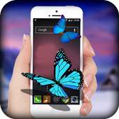 Butterfly on Screen :  Real 3D Butterfly in Screen on 9Apps
