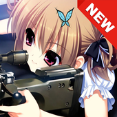 Shooter sniper girl - Action zombie shooting game icon