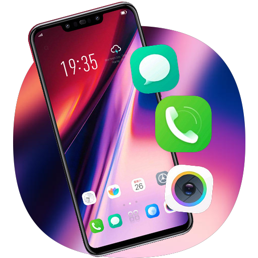 Colorful theme OnePlus 7 Pro 5G launcher icon