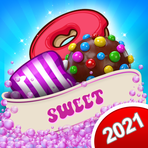 Sweet Sugar Candy Mania: Crush &amp; Pop Free Match 3 icon