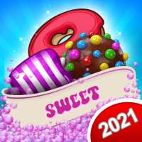 Sweet Sugar Candy Mania: Crush & Pop Free Match 3