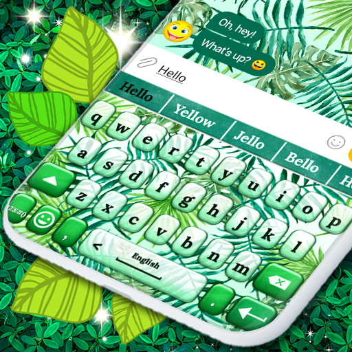 Leaves Keyboard 🍃 Green Leaf Keyboard Theme icon