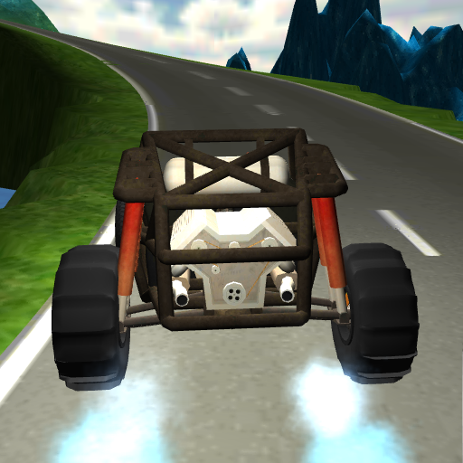 Car Hill On The Road 3D icon
