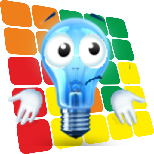 Fill Words. Bulb icon