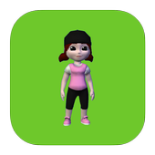 3D farm animals أيقونة