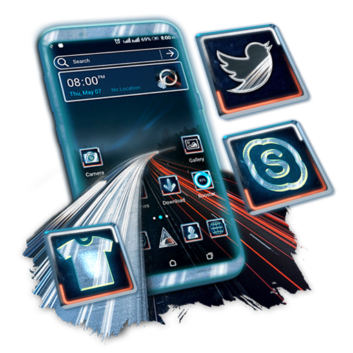 Highway Speed Launcher Theme icon