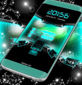 3D Locker Technology Theme screenshot 1