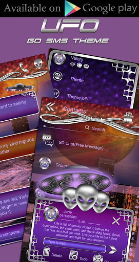 UFO 3D Next Launcher theme screenshot 5