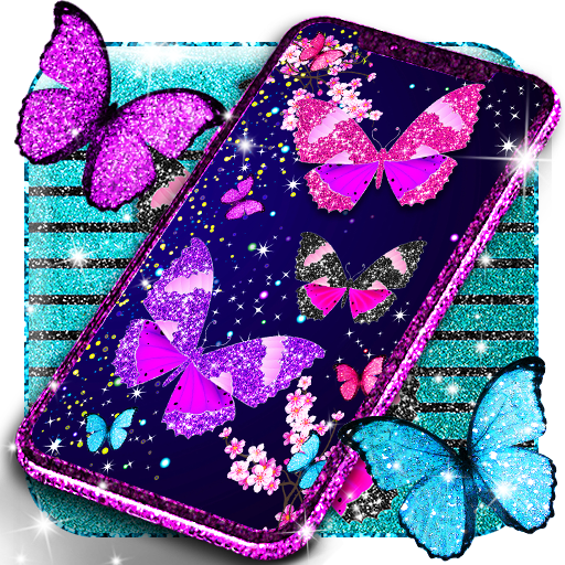 Glitter butterfly wallpapers icon