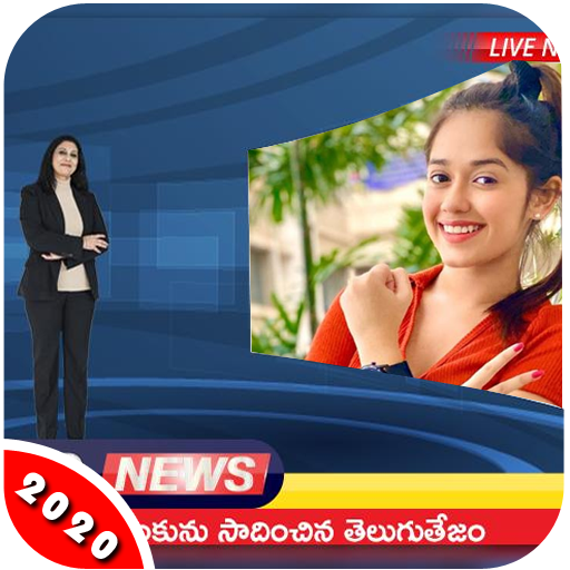 Media Breaking News Live Photo Frame 2020 icon