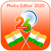 26 January Gif Photo Editor &amp; Photo Frame Maker icon