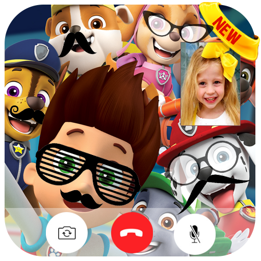 Paw Ryder pups video call Phone أيقونة