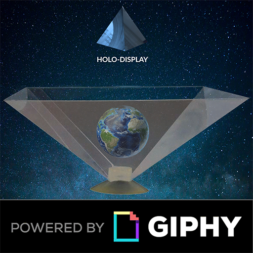3d hologram - Holo-display icon