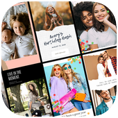 Story maker photo editor icon