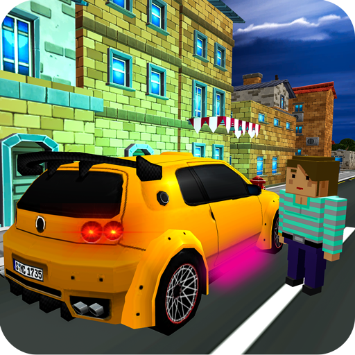 Taxi Simulator: Blocky Taxi Game icon