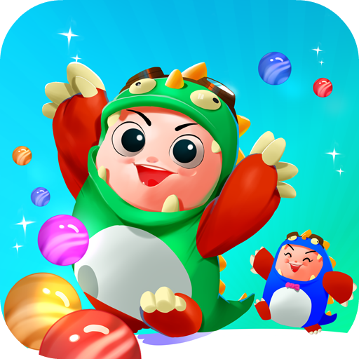BABY DINOSAUR PUZZLE BUBBLE: BUBBLE POP STORY GAME icon