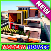 Modern Houses Minecraft PE Mod أيقونة