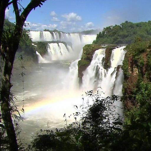 Grand cascade of waterfalls icon