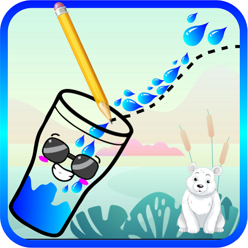 Draw Line Water - Make The Glass Full icon