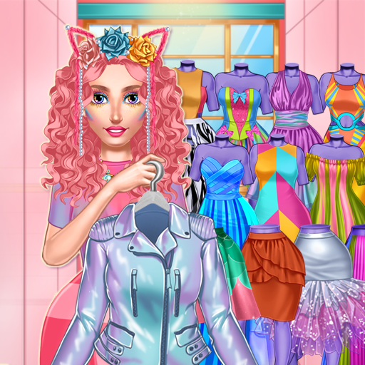 Rainbow Girls Dress Up icon