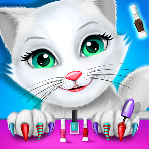 Kitty Salon Nail Salon Day Car icon