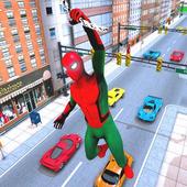 Spider Flying City Survival Rescue Mission Games icon