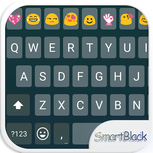 Smart Black Emoji Keyboard icon