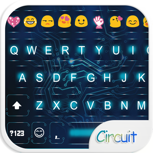 ikon Circuit Love Emoji Keyboard