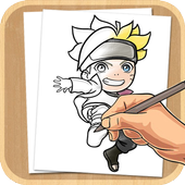 How To Draw Boruto icon
