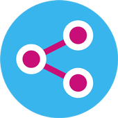 مشاركة التطبيقات أيقونة