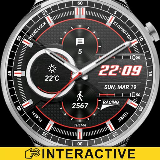 Racing Watch Face &amp; Clock Widget icon