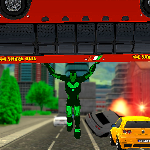 Superhero Flying Hero: Vice Town Rescue Free Games icon