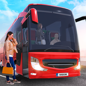 Grand City Coach Bus Simulator - Free Bus Games 3D иконка