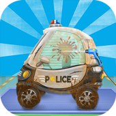 🚓 police car wash icon