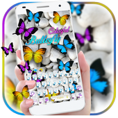 Colorful Butterflies Keypad icon