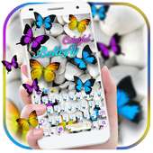 Colorful Butterflies Keypad on 9Apps