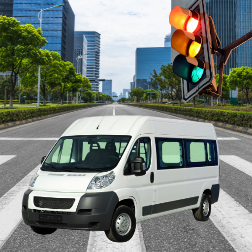 Minibus Simulator - White Bus icon